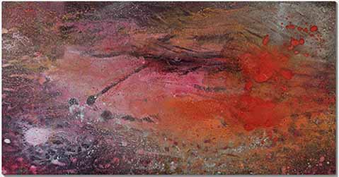Petra Lemmerz: Salinen 2, 2002, 126 x 242 cm
